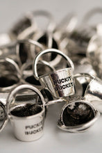 Load image into Gallery viewer, Fuckit Bucket™  Charm Pewter | Inspirational Charms for Necklaces