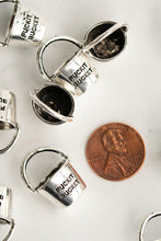Load image into Gallery viewer, Fuckit Bucket Charm Silver | Bridesmaids Gifts