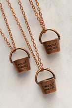 Load image into Gallery viewer, Fuckit Bucket™  Necklace Copper  | Fun Necklace
