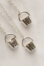 Load image into Gallery viewer, Fuckit Bucket™  Necklace Pewter - Swear Word Jewelry