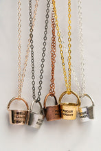 Load image into Gallery viewer, Shop Fuckit Bucket Necklaces  | Inspirational and Funny Necklaces